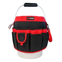 melotough bucket idea bucket tool organizer tool bag with 35 pockets fits to 3 5 5 gallon bucket
