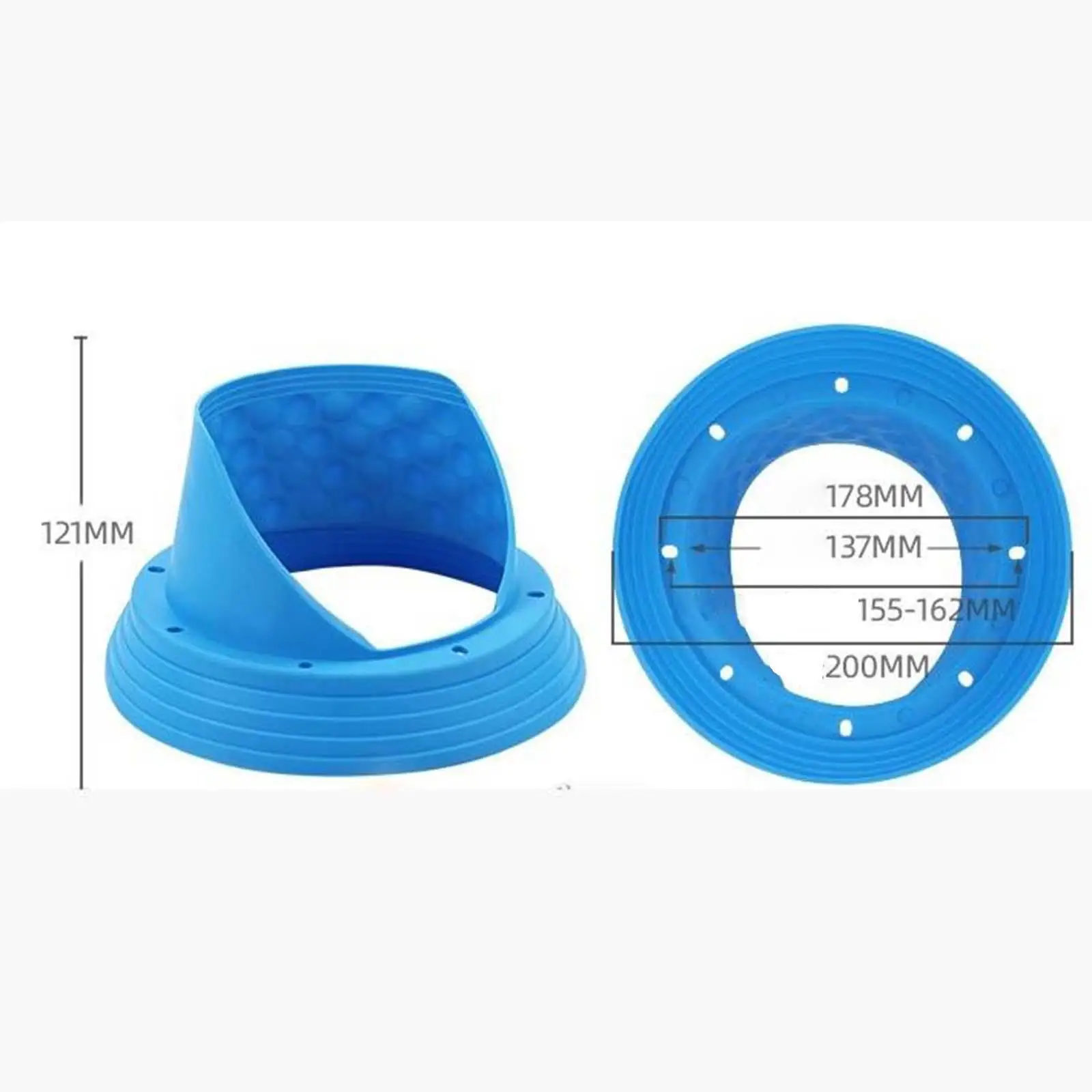 2 шт. автомобильная 6 5-дюймовая силиконовая перегородка для автомобильного