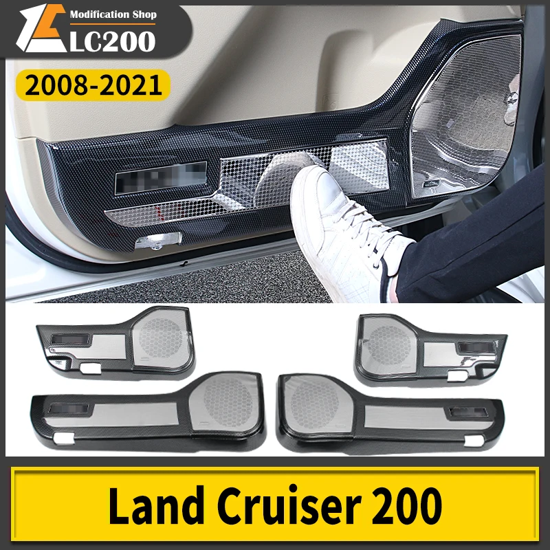 

Suitable for Toyota Land Cruiser 200 Fj200 Interior Modification Accessories LC200 Car Door Kick Protective Pad Speaker Cover