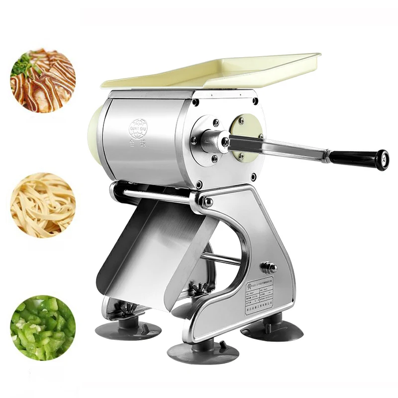 

Stainless Steel Manual Meat Cutter Machine Commercial Meat Cutting Strip Vegetables Slicer Shred Dicing Machine