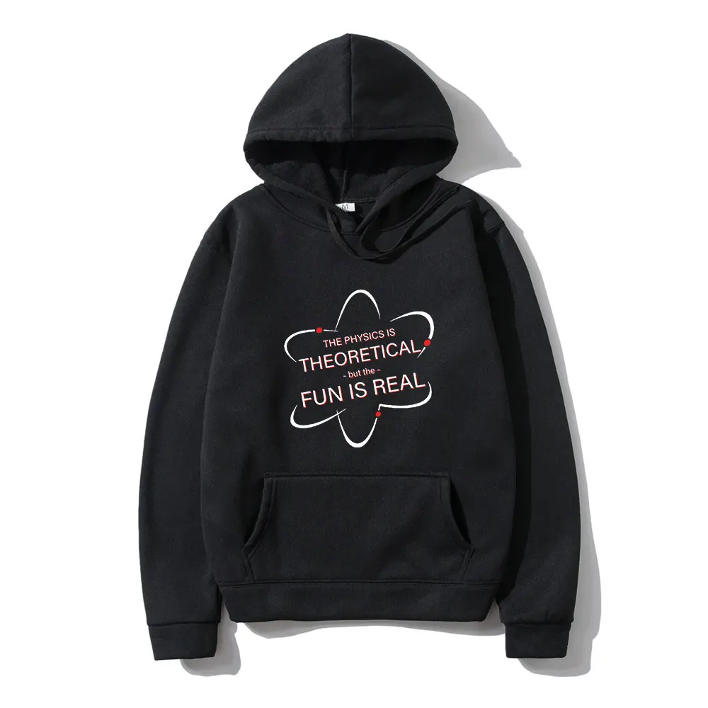 

Tom Holland Same Style Tees The Physics Is Theoretical But The Fun Is Real Winter Long Sleeve Thick Loose Casual Couple Hoodie