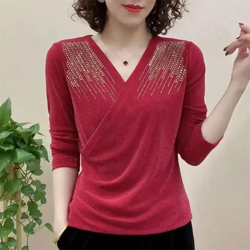 Женская осенне-зимняя Новинка 2024 одежда для Джокера теплая блузка