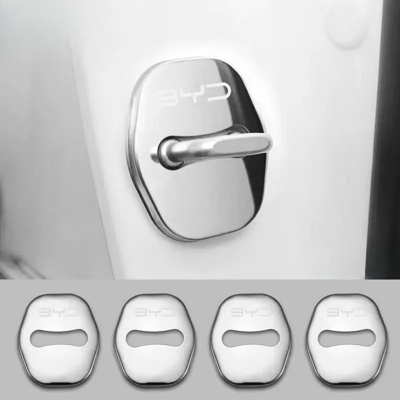 

BYD 4 шт. Защитный чехол для двери автомобиля из нержавеющей стали для BYD Atto 3 Yuan Plus Song Plus Seal Dolphin Sealion Tang Qin Han Seagull