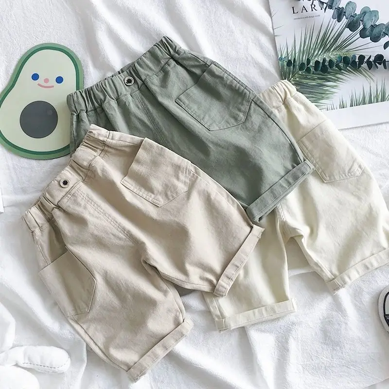 

Summer Pants ToddlerIns Kid Thin Leaves Casual PencilPrint Anti-mosquito Girl Loose Pants Boy Children Cotton Fashion Trousers