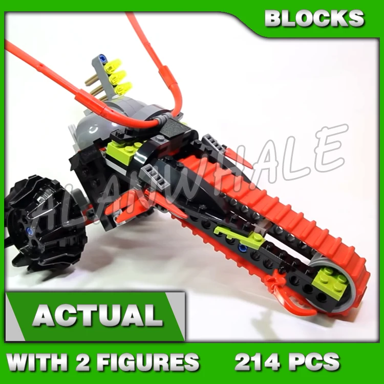 

214 шт., Детский конструктор «воин Самурай»