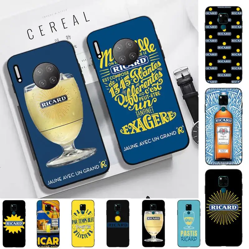 

Ricard Beer Phone Case for Huawei Mate 20 10 9 40 30 lite pro X Nova 2 3i 7se