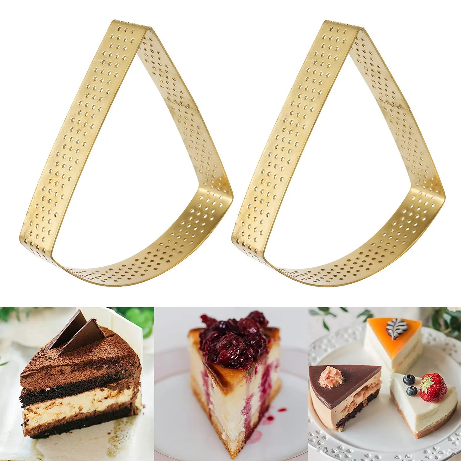 Кольцо для торта в форме веера кольцо с отверстиями трех заворотах | Дом и сад