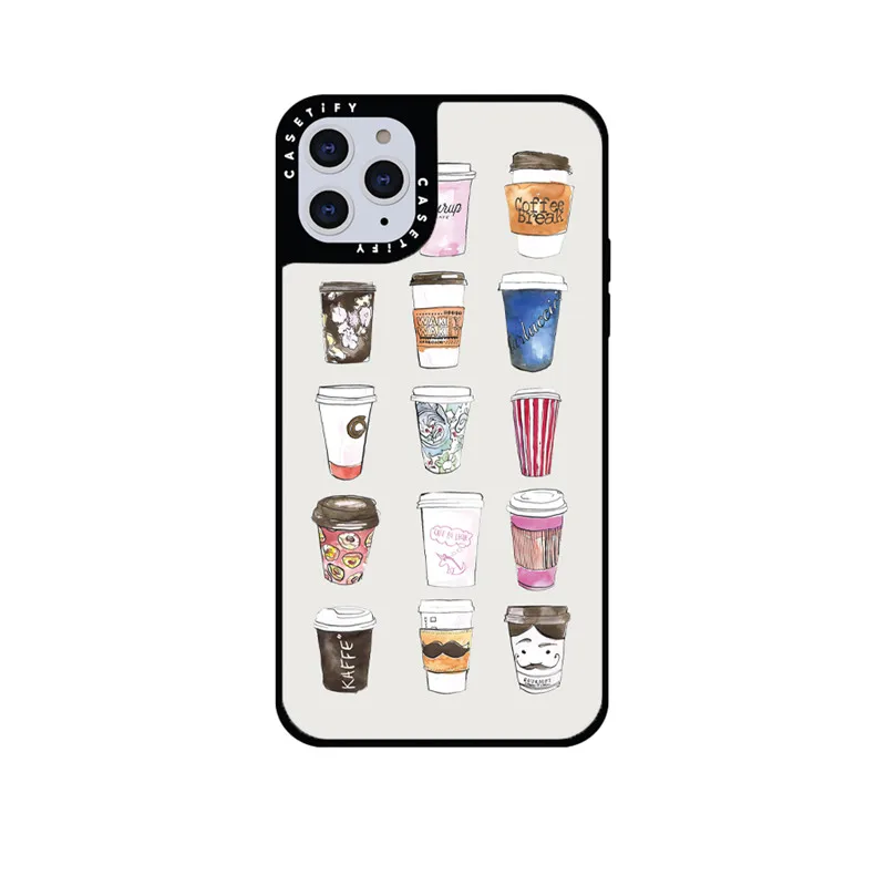

CASETIFY Coffee Cup Mirror Case For IPhone 11 12 13 14ProMax 11 12 13 14Pro XsMax XR 6S 7 8 SE 7P 8P 14Plus Back Cover D0603