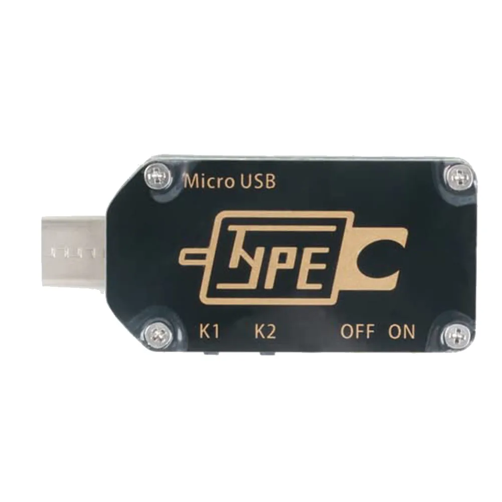 TC66 USB-тестер USB Type-C Тестер батареи PD Протокол Быстрая зарядка QC 2.0 3.0 Мультиметр