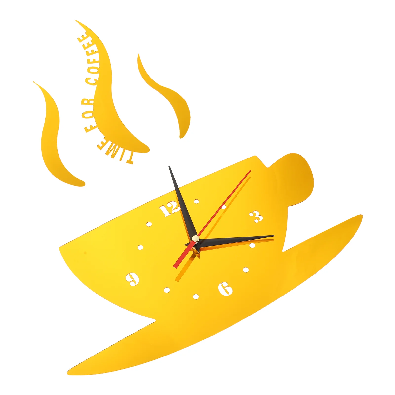 

1Pc Wall Clock Modern DIY Wall Sticker Clock Mirror Clock Home Wall Decor