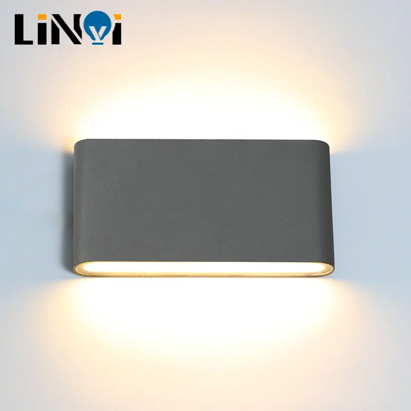 

Aluminum Outdoor Waterproof Wall Lighting IP65 6W 12W LED Wall Lamp Indoor Decoration Lighting Room Corridor Porch Garden Lamp