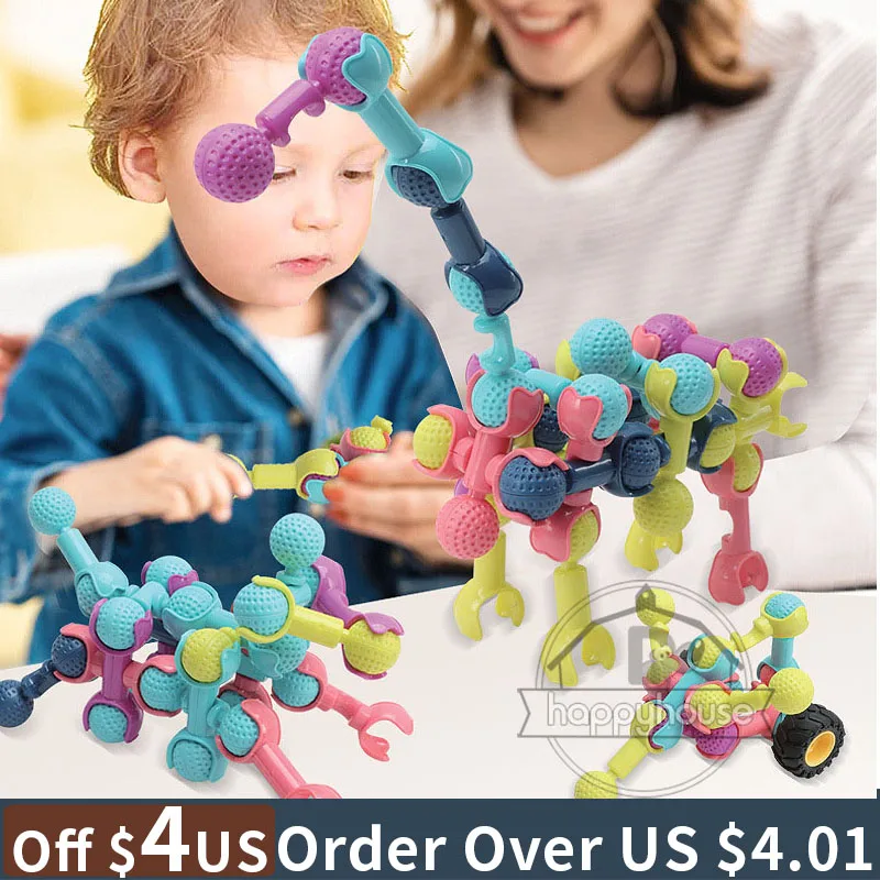 

Детский конструктор «стебли», развивающие игрушки для малышей, инженерное строительство, комплект для дошкольного обучения, подарок на ден...