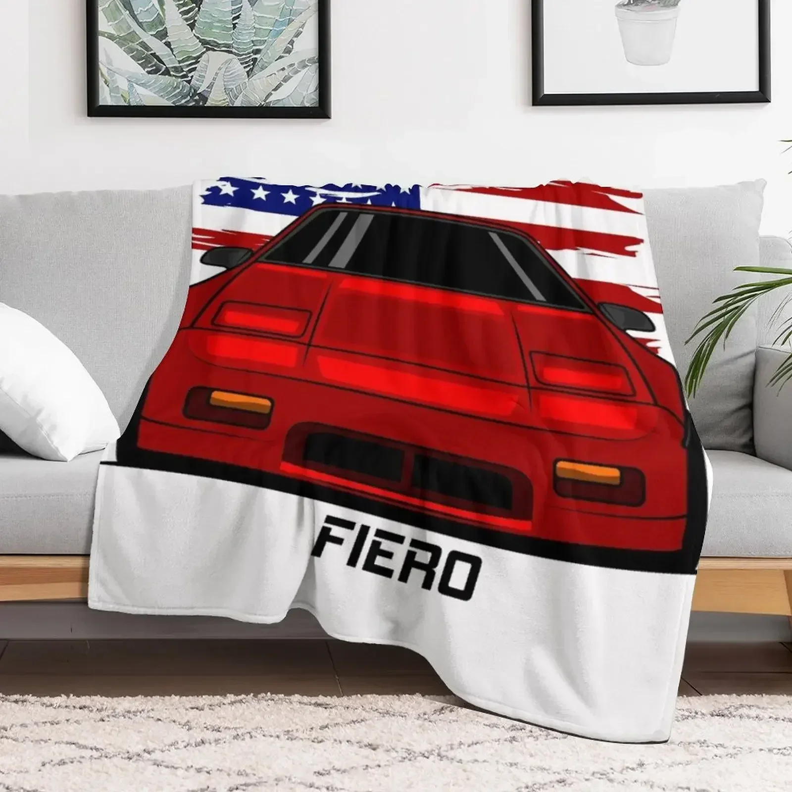 Красное одеяло Fiero для путешествий термодекоративные одеяла