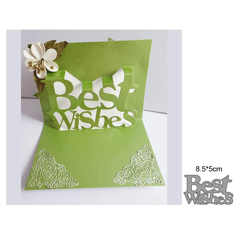 

Best Wishes Special Friend Just for You Metal Cutting Dies Stencils Die Cut for DIY Scrapbooking Album Paper Card Embossing