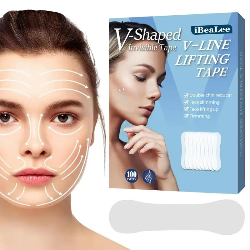 

Facelift Tape For Face 100pcs Secret Make Up Stickers Instant Face Lift Sticker Face Lifting Tape For Saggy Skin Face Lift Tape