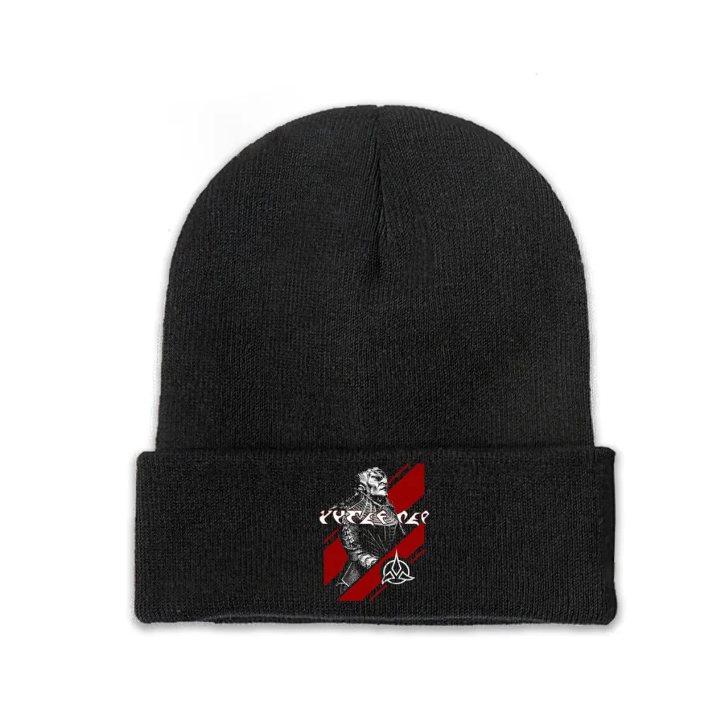

Star Trek Trekkers TOS Space Film Skullies Beanies Caps Klingon Language Knitted Winter Warm Bonnet Hats Unisex Ski Cap