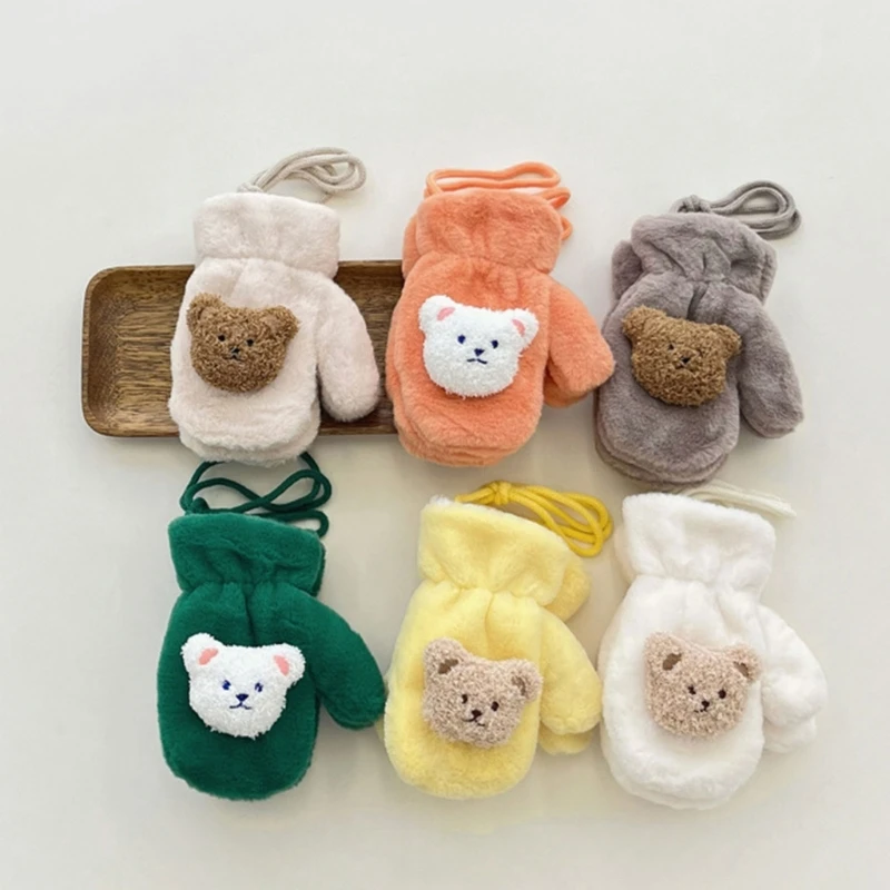 

Fashion Kids Skiing Mittens Hand Warmer Cozy Gloves Toddler Cute Cycling Gloves