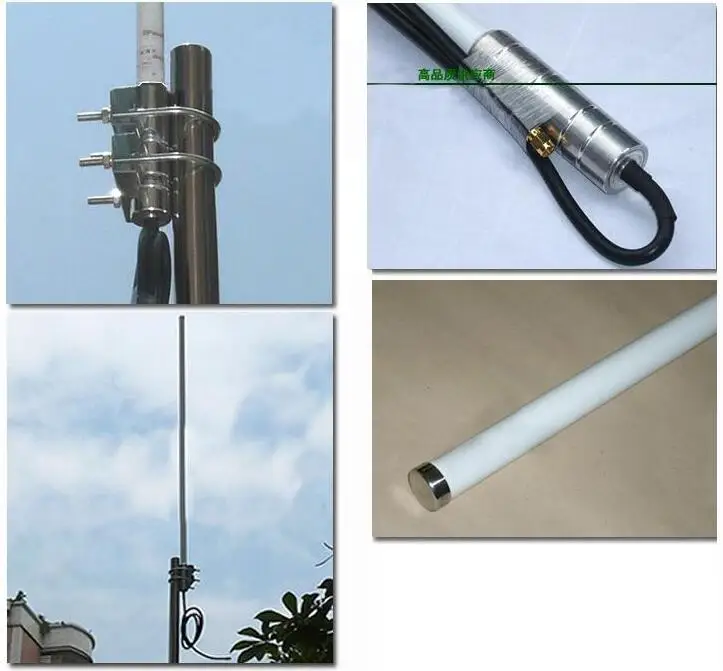 2.4g outdoor roof wifi  omni fiberglass antenna 1.5 meter SMA male  8dB