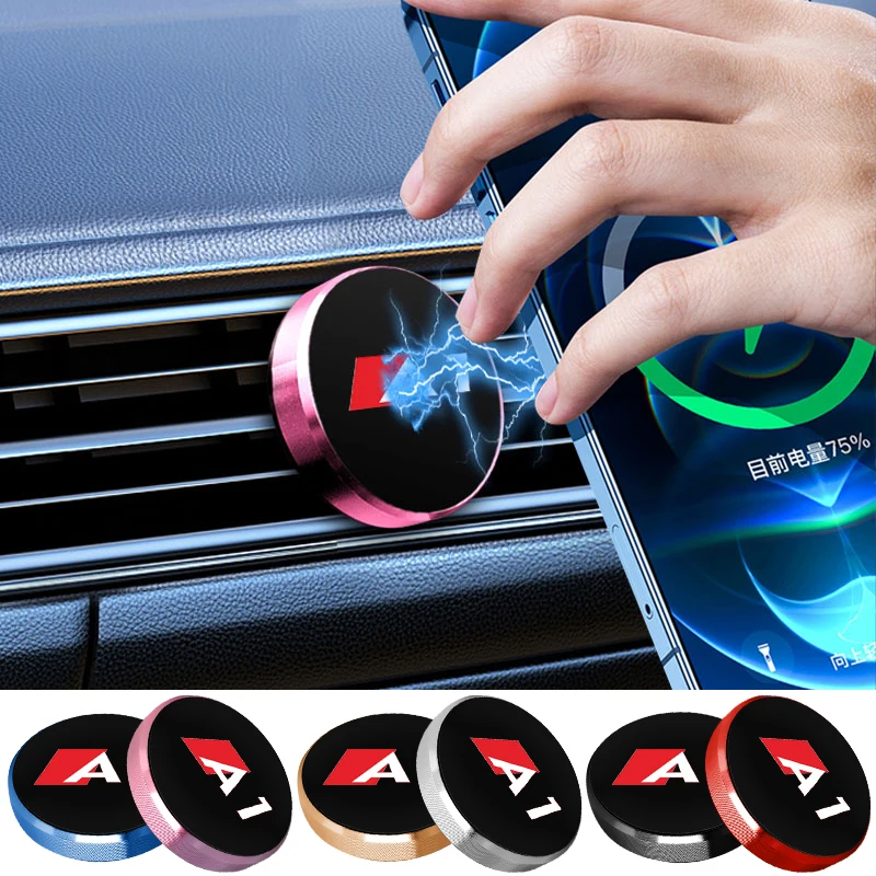 

Metal Magnetic Car Phone Holder Magnet Mount Phone Stand Car Cellphone Bracket for Audi Sline A1 A3 A4 A5 A6 A7 TT A8 Q3 Q5 Q7Et