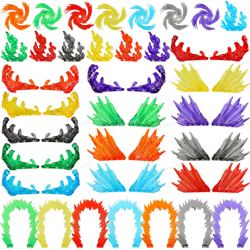 10 шт. FDPJ38-42 детали специальных эффектов мультяшные кирпичи взрыв вихревой эффект