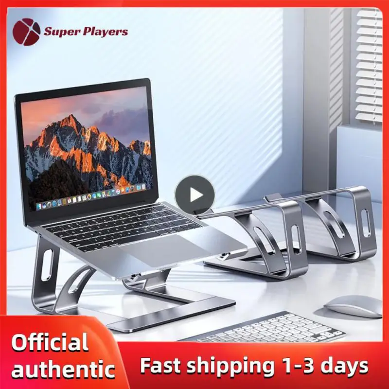 

Desktop Aluminum Alloy Riser Bracket Portable Laptop Bracket Ergonomic Design Tablet Holder For Ipad Heat Dissipation