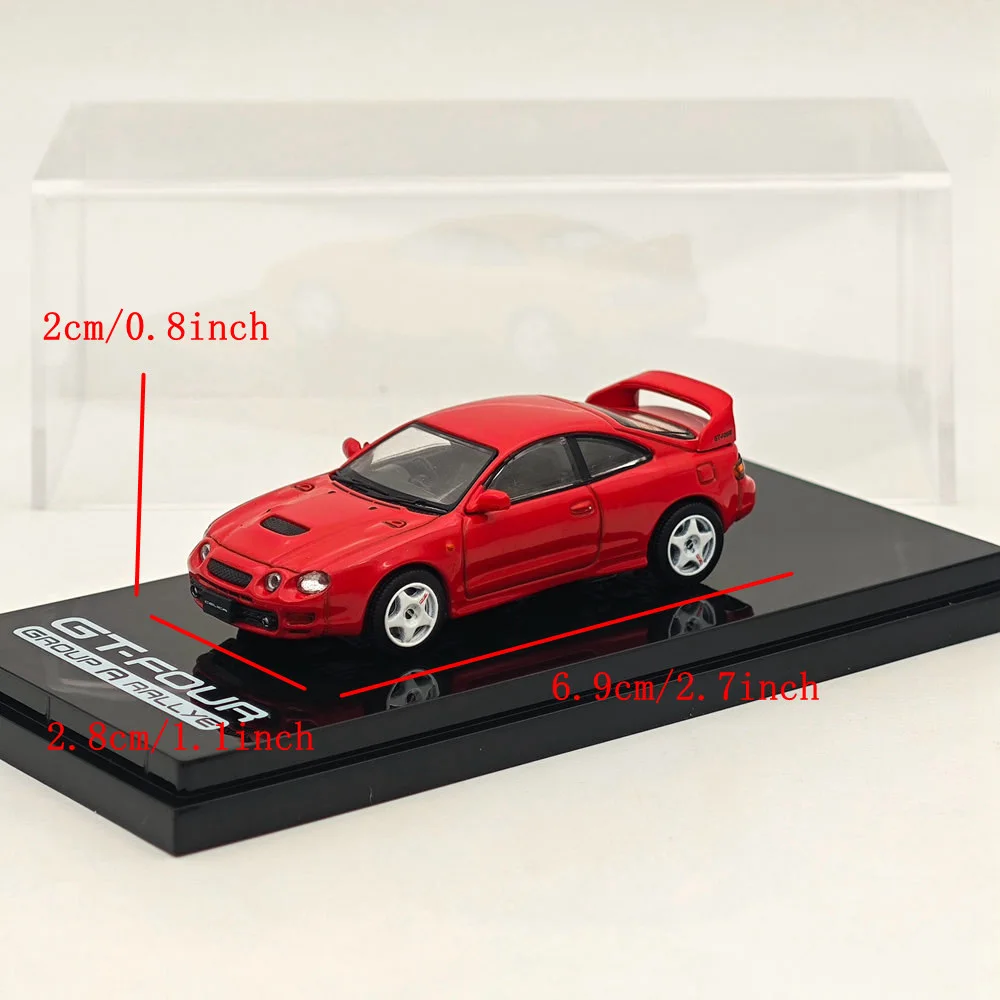 1/64 Хобби Япония для CELICA GT-FOUR ST205 JDM STYLE Red HJ 642064 Литые модели AR коллекция автомобилей