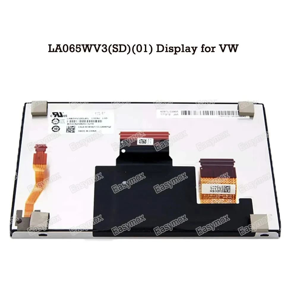 LA065WV3(SD)(01) 6,5-дюймовый ЖК-дисплей для VW Volkswagen Skoda Golf Passat Polo Tiguan 2017 с сенсорным экраном Автомобильный DVD-радио Nav (art.: 3920ce07cb426) - 3920ce07cb426