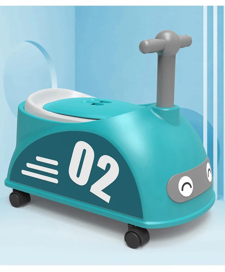 

Training Modeling Baby Cute Toilet Car Seat Potty Trainer for Kids Cartoon Design Plastic Infant Chair