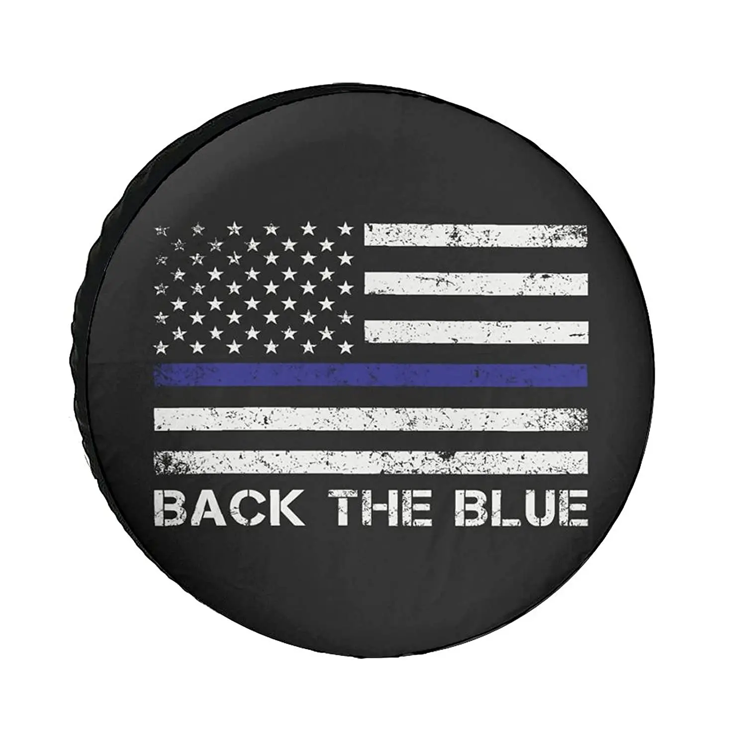 

Back The Blue Police Universe Exploration Tire COVER CARs Wheel COVER CAR Protectors Weatherproof UV