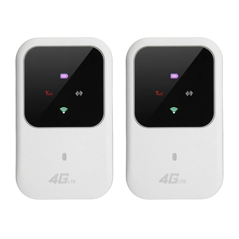 

2X Portable 4G LTE Wifi Router 150Mbps Unlocked Mobile Modem for Car Home Mobile Travel Camping B1 B3