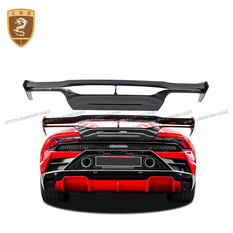 Автомобильный задний спойлер багажника для Lamborghini Huracan EVO Tuning V-образный из