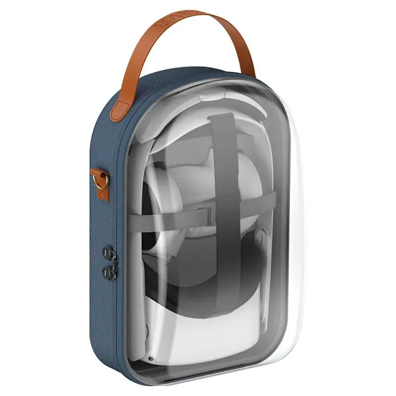 

Сумка для хранения с ремешком на голову для OculusQuest 2, дорожная портативная Противоударная сумка из ЭВА для OculusQuest 2, аксессуары