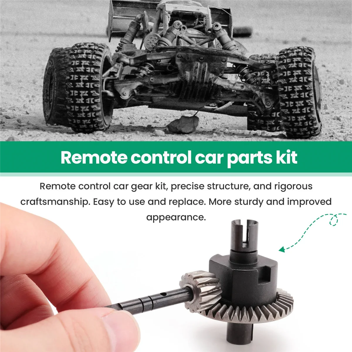 Передний и задний дифференциал комплект зубчатых передач для Redcat Volcano 94123 94107 94111