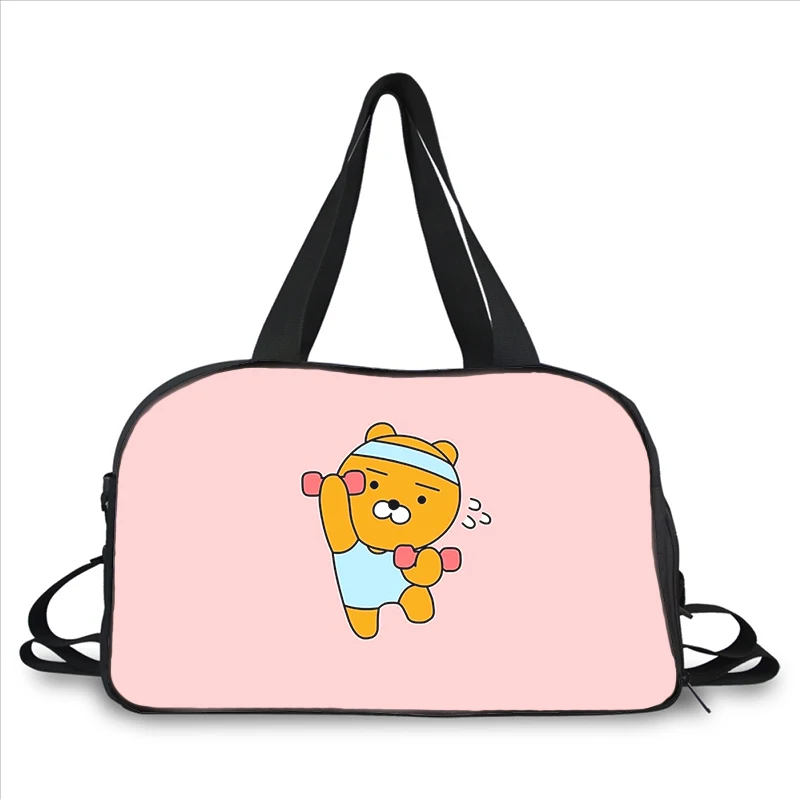 Exercise Bodybuilding GYM Fitness 3D printing fashion trend portable large capacity multi-function messenger bag travel bag