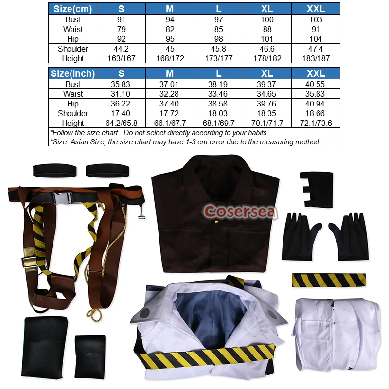 Cosersea Alejandro Saab Косплей костюм Zenless Zone Zero