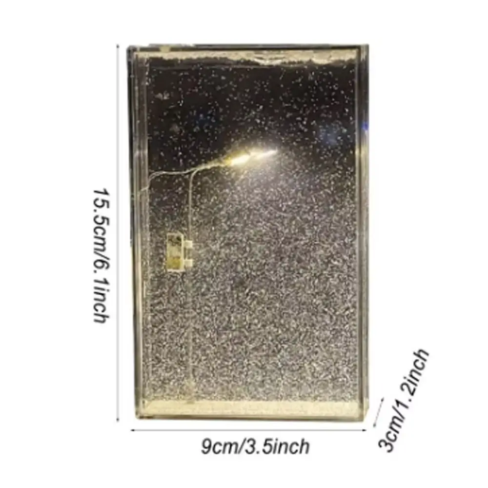 Материалы сделай сам снежная сцена ночник рождественский декор настольный