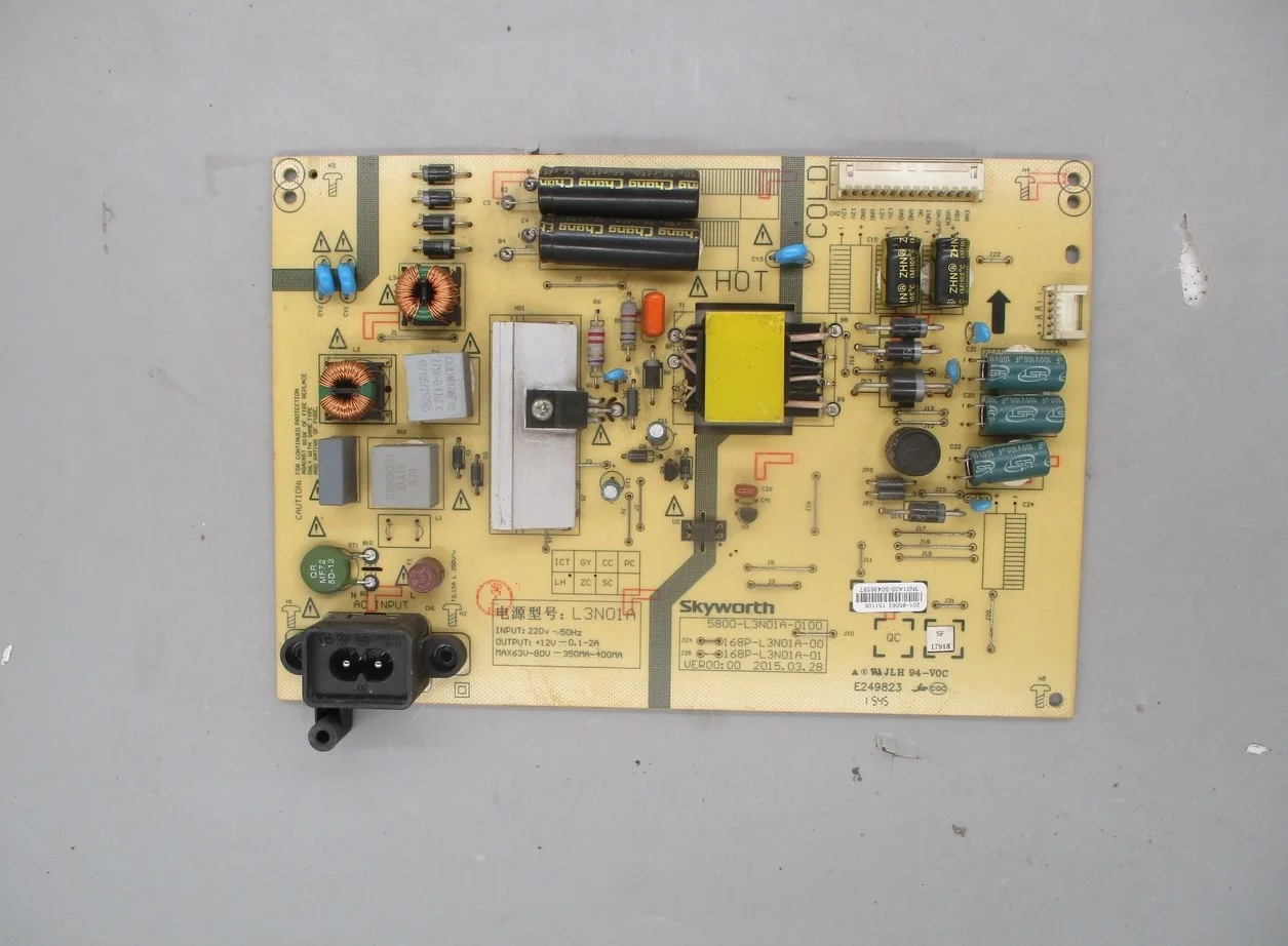 

Disassemble for Skyworth 40e3500 Power Board 5800-l3n01a-0100 168p-l3n01a-00