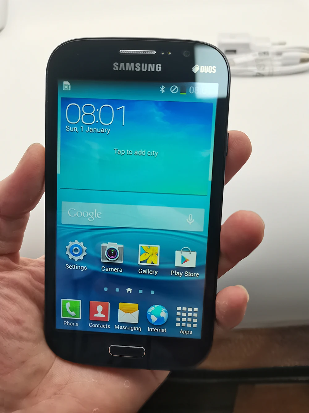 Восстановленный Оригинальный телефон Samsung Galaxy Grand i9082 разблокированный i8550