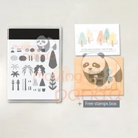 mp618 plant metal cutting dies and clear stamps for diy dies scrapbooking paper cards handmade photo album craft knife dies