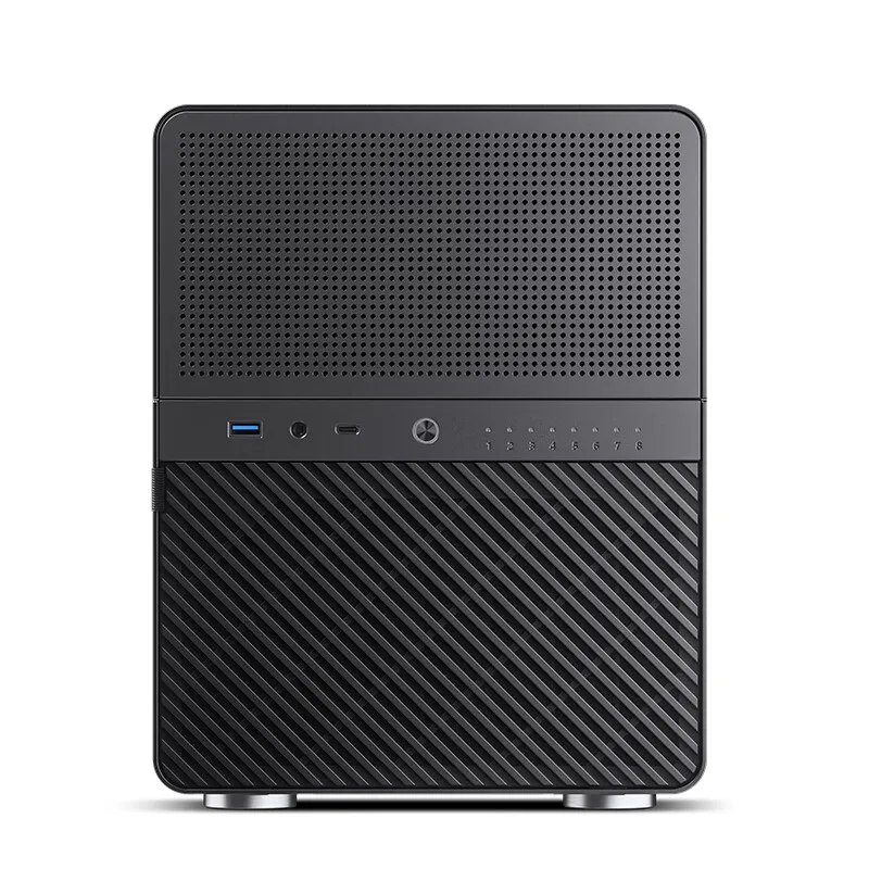 JONSBO N3 NAS мини-флешка универсальное алюминиевое шасси ITX 8 жестких дисков поддержка