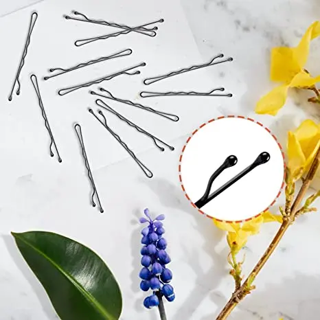 Маленькая черная заколка для волос 120 шт. Шпилька простые корейские черные