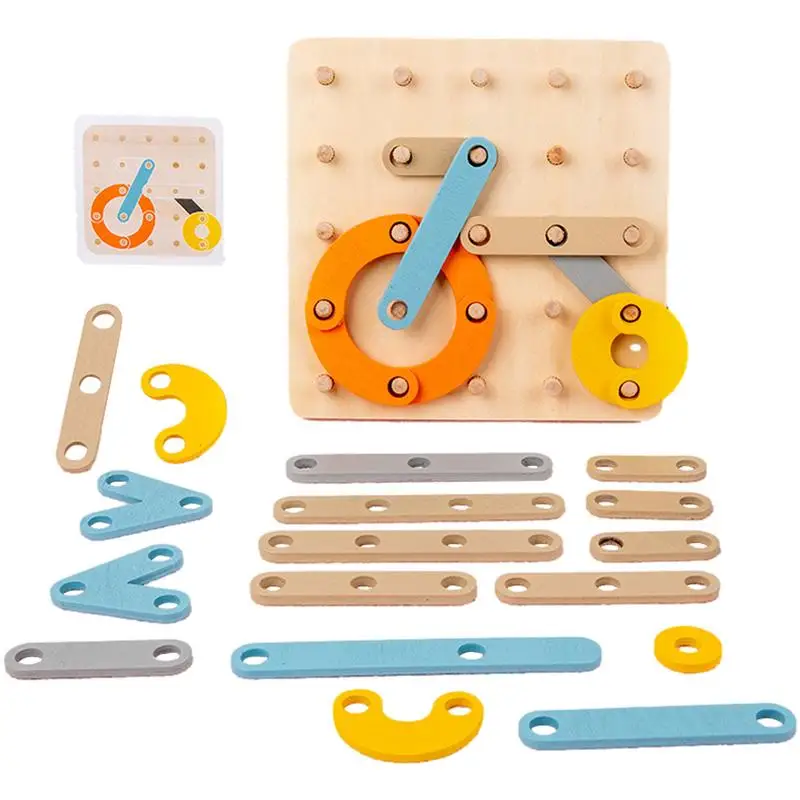 

1 Набор детских игрушек, креативная деревянная головоломка в форме цифр, подходящая головоломка, настольная игра, деревянные игрушки Монтессори для детей, подарки