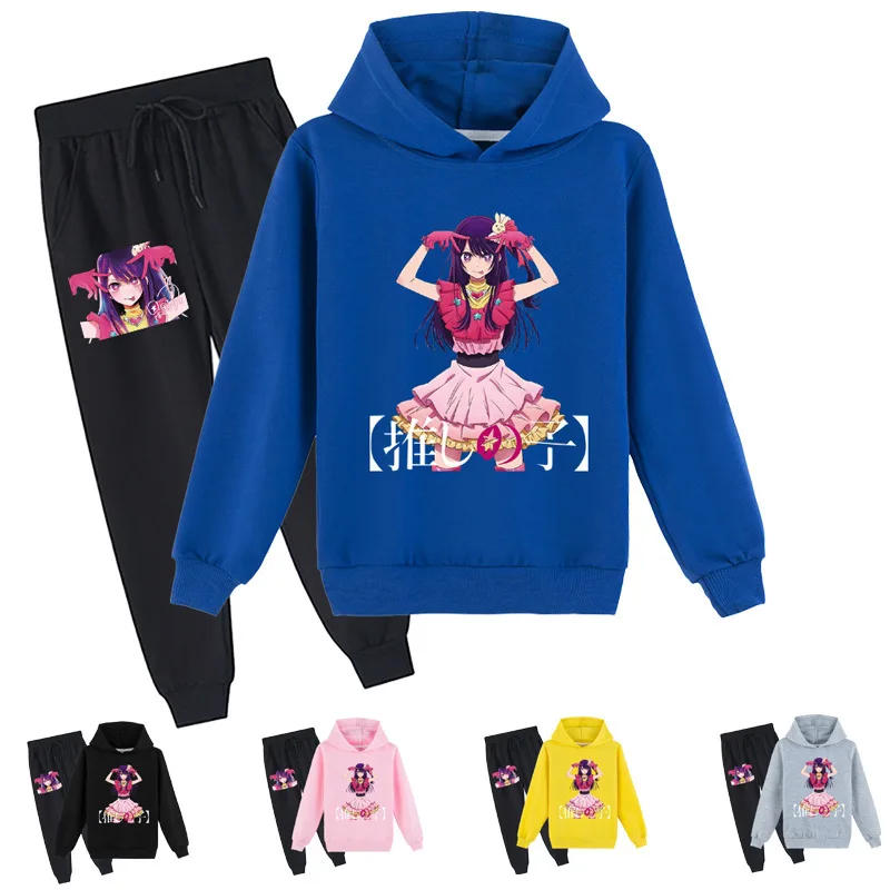 

2024 tHoshino Ai hoodie OSHI NO KO hoodie suit Japanese Anime Girls Clothing cosplay Kids Kawaii Cartoon Anime Harajuku Boys