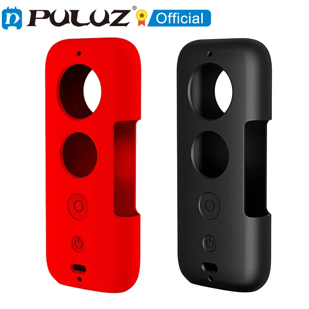 

PULUZ Silicone Protective Case with Lens Cover for Insta360 ONE X