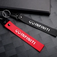 car badge ribbon lanyard key chain keyrings key accessories for infiniti fx35 q50 q30 esq qx50 qx60 qx70 ex jx35 g35 g37 ex3 etc