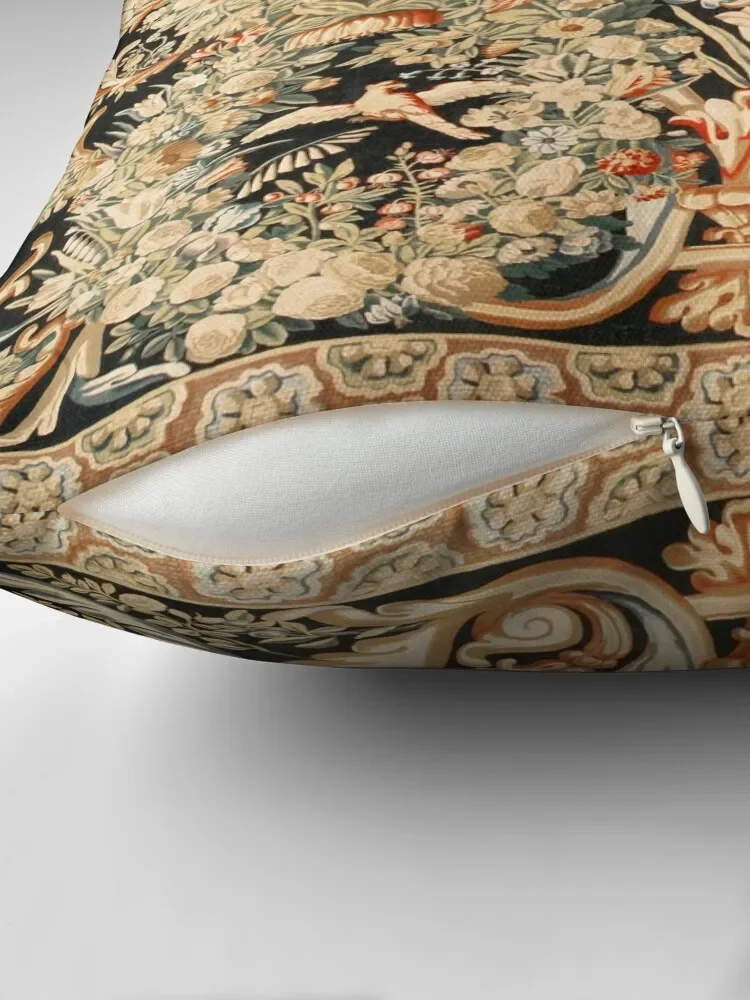 Роскошная декоративная подушка с рисунком под старину