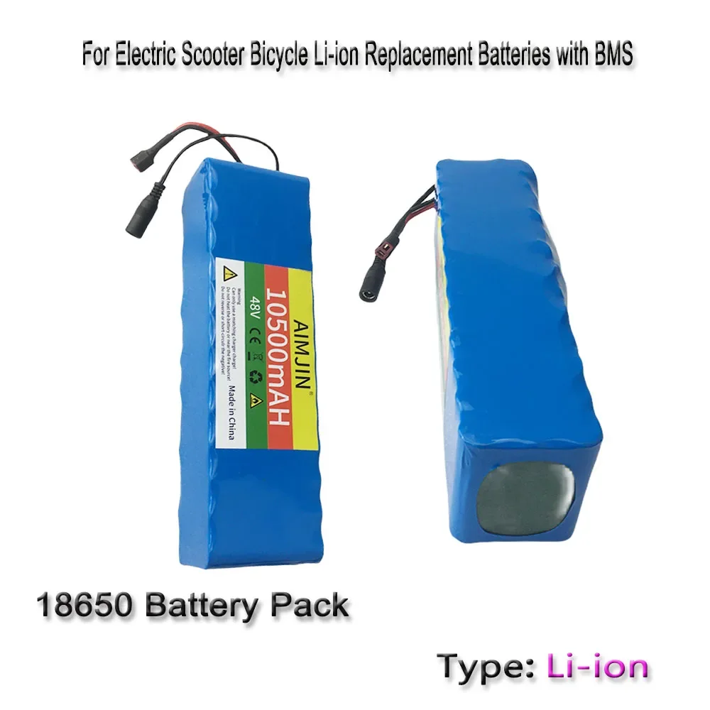 Литиевый аккумулятор 18650 13S3P 48 В 10500 мАч