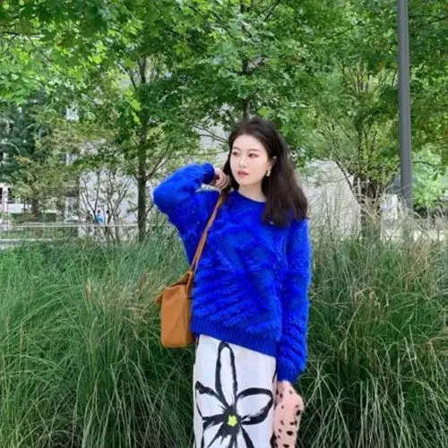 Осенне-зимний женский свитер, утепленный кашемировый Повседневный однотонный вязаный пуловер с круглым вырезом, Элегантные вязаные женские топы, базовые версии V116