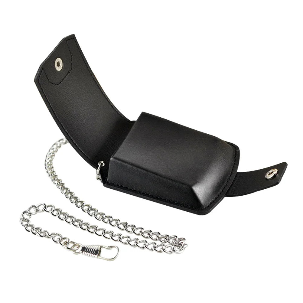 

Retro Fanny Pack Case Watches Men Mini Waist Bag Gift PU Storage Holder Container Travel Portable Organizer