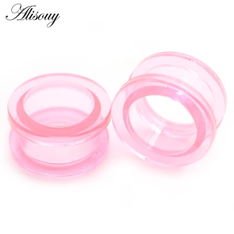 Alisouy прозрачные акриловые растяжки для ушей 2 шт.